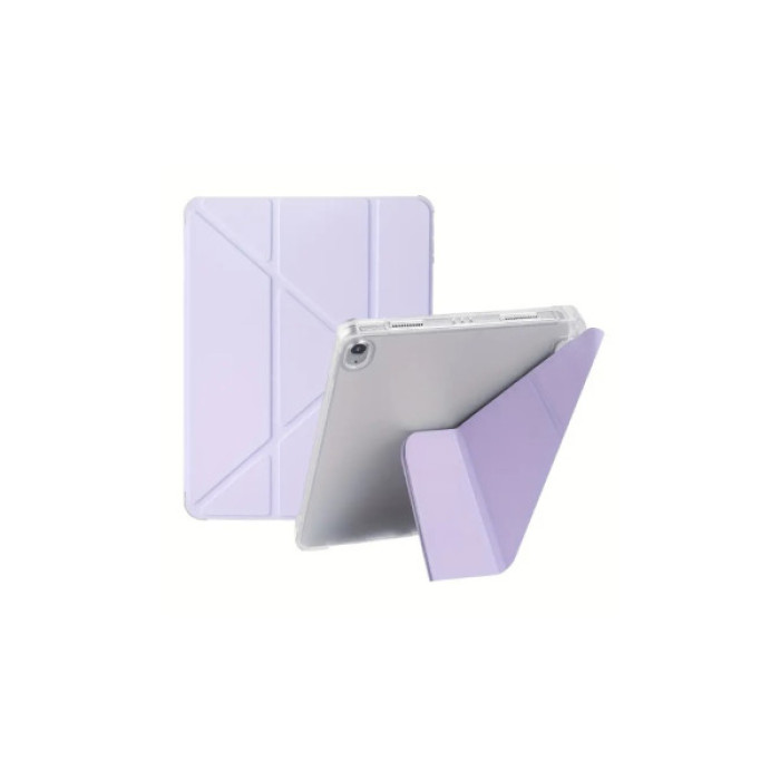 Чохол до планшета BeCover Ultra Slim Origami Transparent Apple iPad Air 11" M4 2026 Purple (715186)