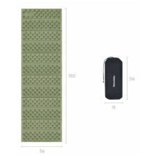 Туристичний килимок Naturehike IXPE CNK2550WS030, алюмінієва плівка, 18 мм, медово-золотий (6977465868190)