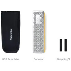 Туристичний килимок Naturehike IXPE CNK2550WS030, алюмінієва плівка, 18 мм, медово-золотий (6977465868190)