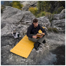 Туристичний килимок Naturehike IXPE CNK2550WS030, алюмінієва плівка, 18 мм, медово-золотий (6977465868190)
