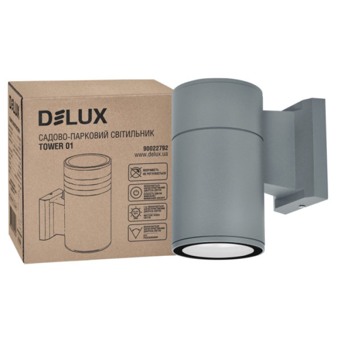 Світильник Delux TOWER 01 1* E27 IP56 (90022792)