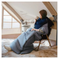 Спальний мішок Naturehike з капюшоном Sunny Day PL02 U450 CNK2550WS028, (3,9°C), лівий, блакитно-синій (6977465868428)