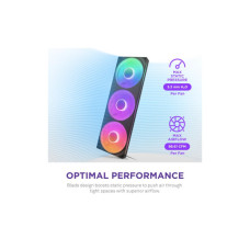 Кулер до корпусу NZXT F420 RGB Core Fan (Single Frame) - Black (RF-U42HF-B1)