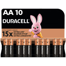 Батарейка Duracell AA лужні 10 шт. в упаковці (5002508/5006461)