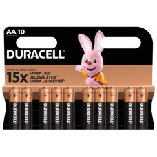Батарейка Duracell AA лужні 10 шт. в упаковці (5002508/5006461)