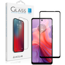 Скло захисне ACCLAB Full Glue MOTO E14 Black (1283126597688)