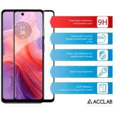 Скло захисне ACCLAB Full Glue MOTO E14 Black (1283126597688)