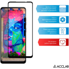 Скло захисне ACCLAB Full Glue MOTO E14 Black (1283126597688)
