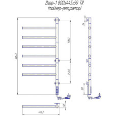 Сушарка для рушників MARIO 2.3.0408.11.BM