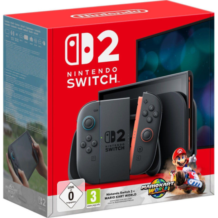 Ігрова консоль Nintendo Switch 2 Console Mario Kart World Bundle (0045496321529)