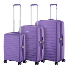 Набір валіз 2E Aero (L+M+S), лавандові (2E-SPP-AERO-SET3-LV)