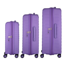 Набір валіз 2E Aero (L+M+S), лавандові (2E-SPP-AERO-SET3-LV)