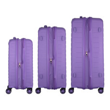Набір валіз 2E Aero (L+M+S), лавандові (2E-SPP-AERO-SET3-LV)