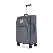 Валіза Bagland Валенсія середня 63 л сіра (835918493)