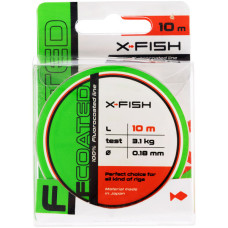 Флюорокарбон X-Fish FCoated 10m 0.18mm 3.1kg (1917.01.23)