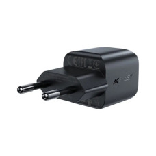 Зарядний пристрій Acefast USB-C 20W Gan A73 mini Fast Charger Black (6974316282648)
