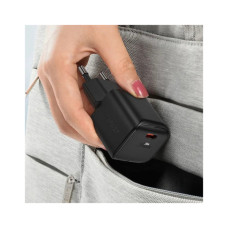 Зарядний пристрій Acefast USB-C 20W Gan A73 mini Fast Charger Black (6974316282648)