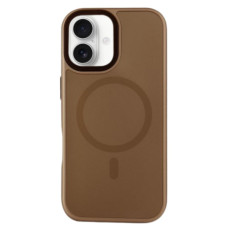 Чохол до мобільного телефона BeCover FIBRA ArcLine MagSafe Apple iPhone 17 Brown (715373)
