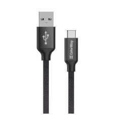 Дата кабель USB 2.0 AM to USB-C 2.0m black ColorWay (CW-CBUC008-BK)