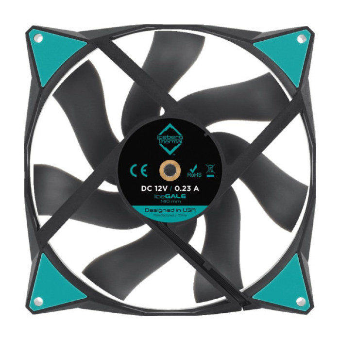 Кулер до корпусу Iceberg Group IceGALE 140mm Gray (ICEGALE14-B0A)