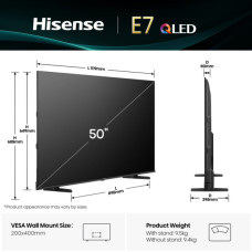 Телевізор Hisense 50E7Q