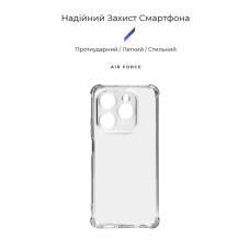Чохол до мобільного телефона Armorstandart Air Force Tecno Spark 20 Pro (KJ6) Camera cover Transparent (ARM74394)