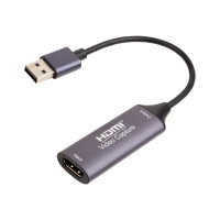 Пристрій захоплення відео PowerPlant HDVC2-C HDMI (F) - 2.0 USB (M) (CA914685)