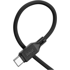Дата кабель USB 2.0 AM to USB-C 1.0m Cool silicone X90 black HOCO (6931474788443)