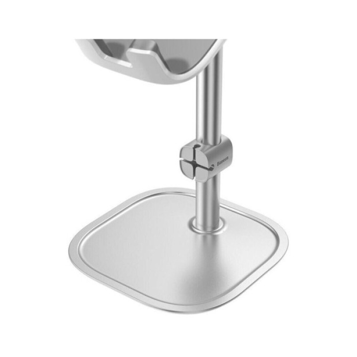 Підставка до планшета та телефона Literary youth desktop bracket Silver Baseus (SUWY-0S)