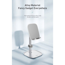 Підставка до планшета та телефона Literary youth desktop bracket Silver Baseus (SUWY-0S)