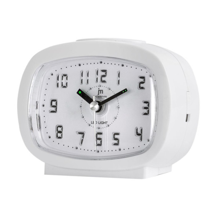 Настільний годинник Lowell будильник, білий (JA7105B)