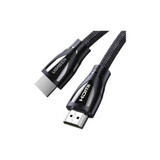 Кабель мультимедійний HDMI M to HDMI M 2.0m braided HD140 black Ugreen (80403)