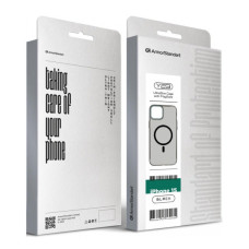 Чохол до мобільного телефона Armorstandart Y23 MagSafe Apple iPhone 15 Transparent Black (ARM68566)