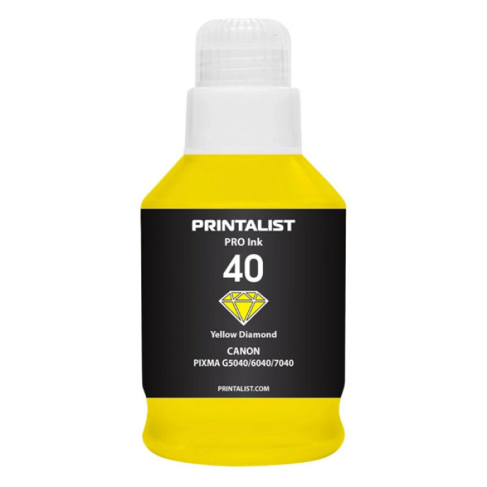 Чорнило Printalist Canon GI-40 для G5040/G6040 190г Yellow (PL40Y)