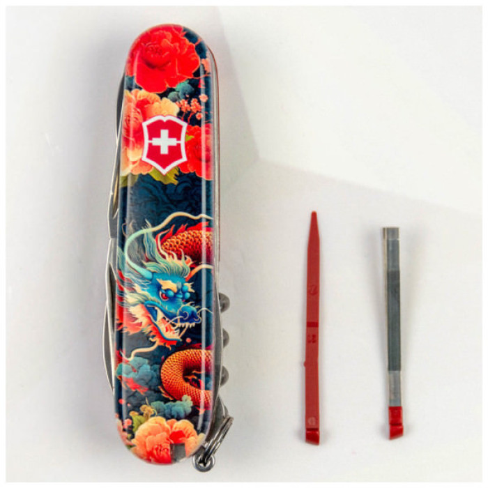 Ніж Victorinox Huntsman Zodiac 91 мм Китайський дракон (1.3713_Z3200p)