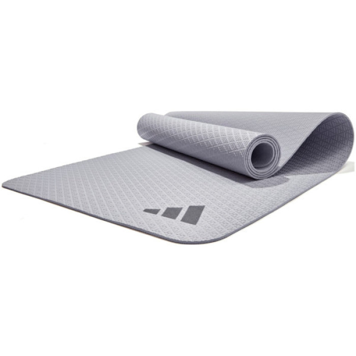 Килимок для йоги Adidas Yoga Mat ADYG-10001SV Уні 173 х 61 х 0,4 см сірий (885652026642)