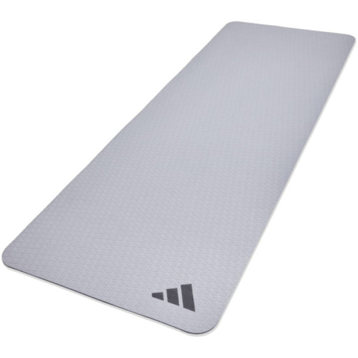 Килимок для йоги Adidas Yoga Mat ADYG-10001SV Уні 173 х 61 х 0,4 см сірий (885652026642)