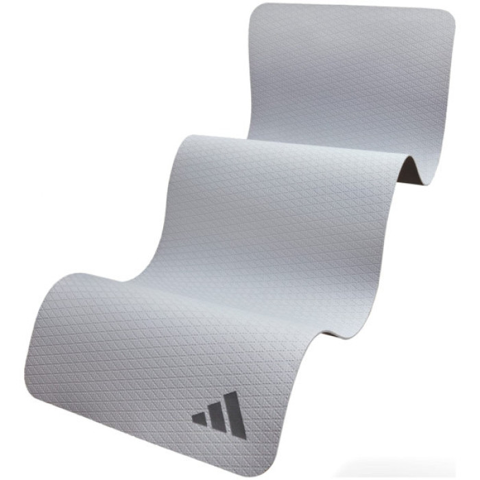 Килимок для йоги Adidas Yoga Mat ADYG-10001SV Уні 173 х 61 х 0,4 см сірий (885652026642)