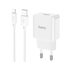 Зарядний пристрій HOCO C106A charger set(iP) White (6931474783899)