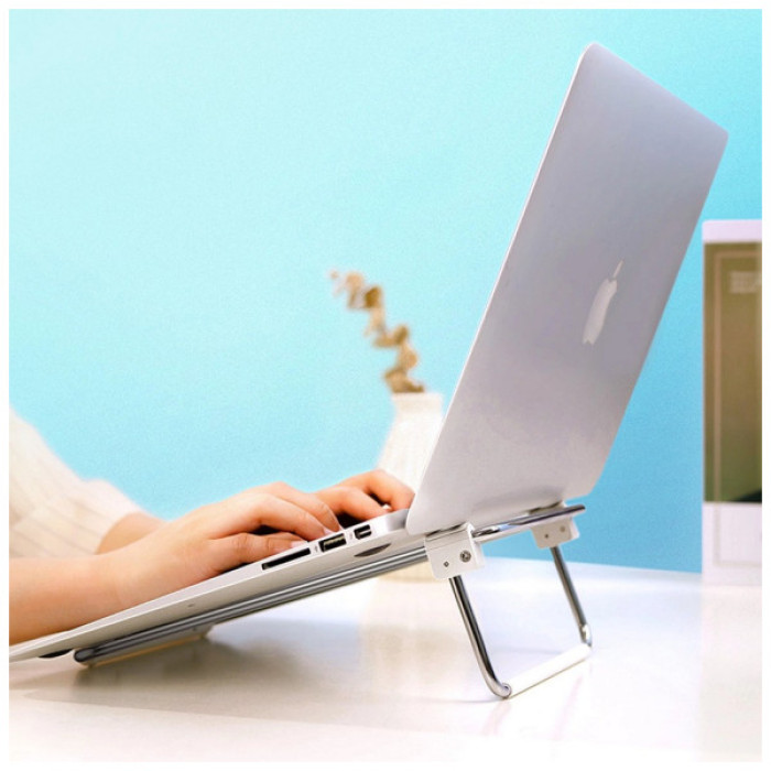 Підставка до ноутбука Ugreen LP230 Foldable Desktop Laptop Stand Silver (80348)