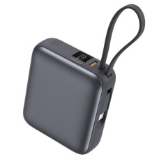 Батарея універсальна Vinga 10000 mAh 35W Display Cable (VPBB1035C)