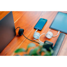 Дата кабель USB-C to USB-C 1.2m Magnetic 60W gray Verbatim (31850)