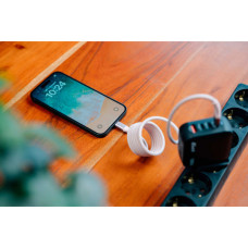 Дата кабель USB-C to USB-C 1.2m Magnetic 60W gray Verbatim (31850)