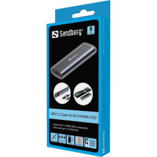 Кишеня зовнішня Sandberg SSD M.2, (NVMe) M-Key USB Type-C 3.2 (136-39)