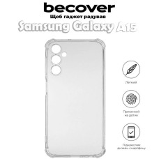 Чохол до мобільного телефона BeCover Anti-Shock Samsung Galaxy A15 4G SM-A155/A15 5G SM-A156 Clear (710512)