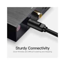 Кабель мультимедійний Optical Toslink 1.5m black Vention (BAEBG)