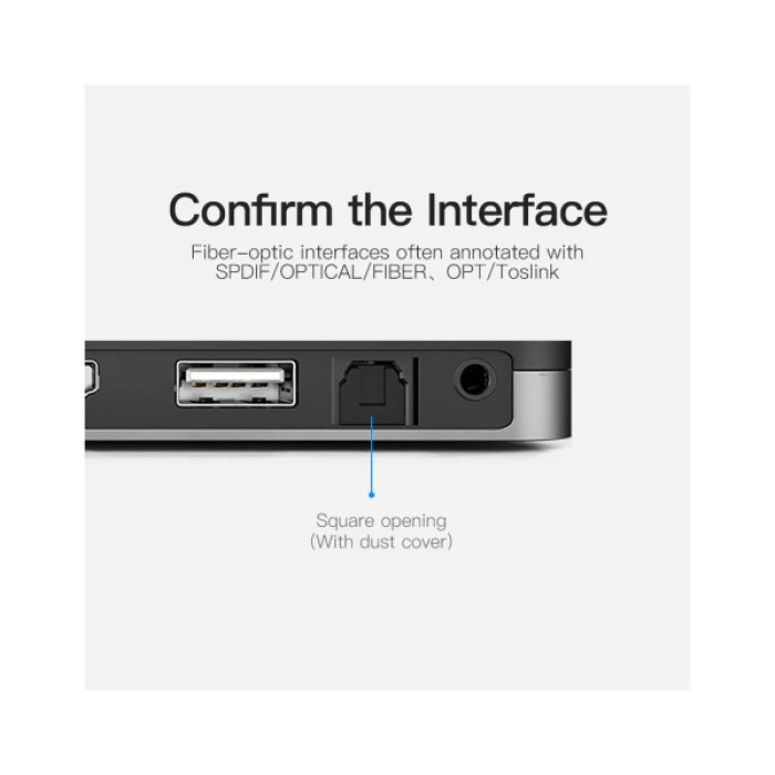 Кабель мультимедійний Optical Toslink 1.5m black Vention (BAEBG)