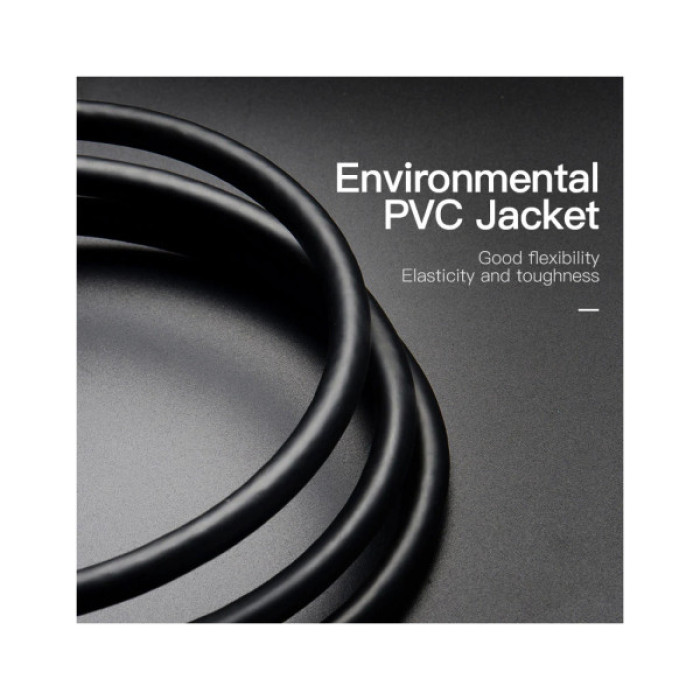 Кабель мультимедійний Optical Toslink 1.5m black Vention (BAEBG)