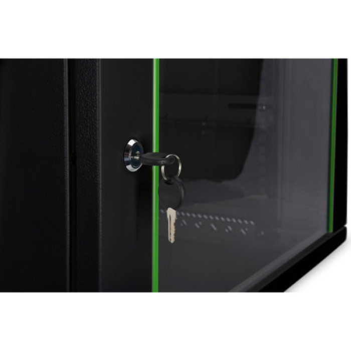 Шафа настінна Digitus Wall Mounting Dynamic Basic 19" 9U 600x450, RAL 9005 (DN-1909-U-EC-SW)