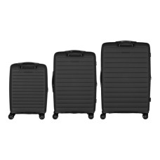 Набір валіз 2E Aero (L+M+S), чорні (2E-SPP-AERO-SET3-BK)